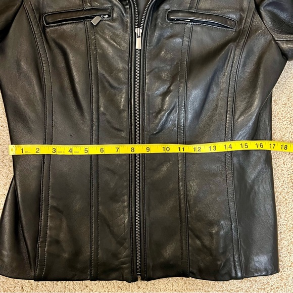 Avanti | Women’s 100% Leather Jacket/Coat, Full Zip, Lined, Black, M - Picture 13 of 14